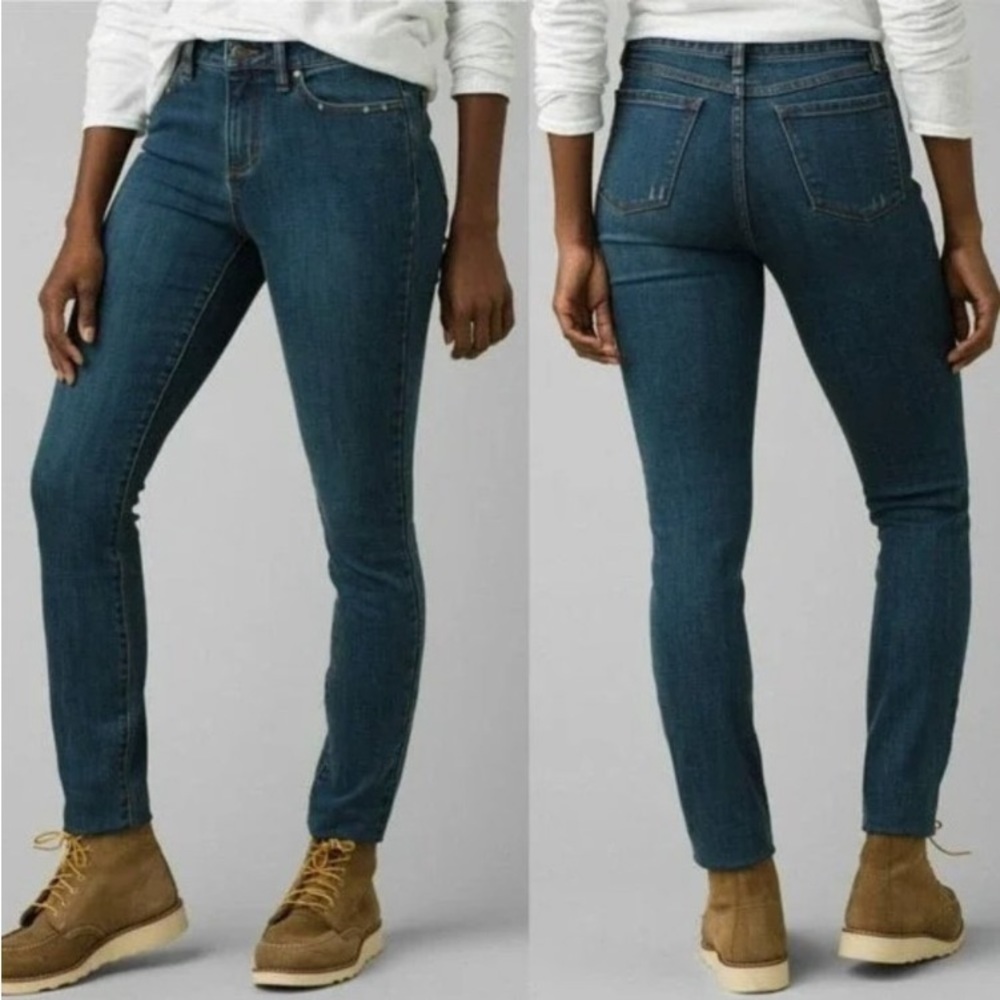 PRANA Sienna Mid Rise Stretch Fitted Jeans NEW Outdoors